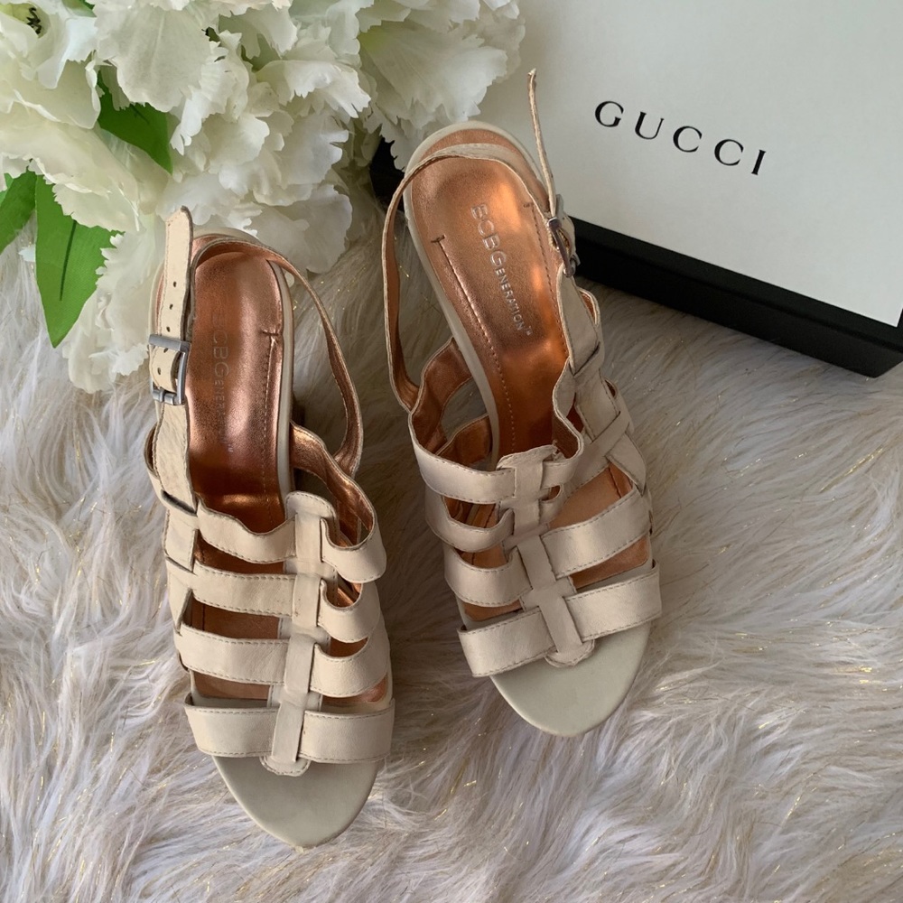 Womens Wedge Sandals - BCBG